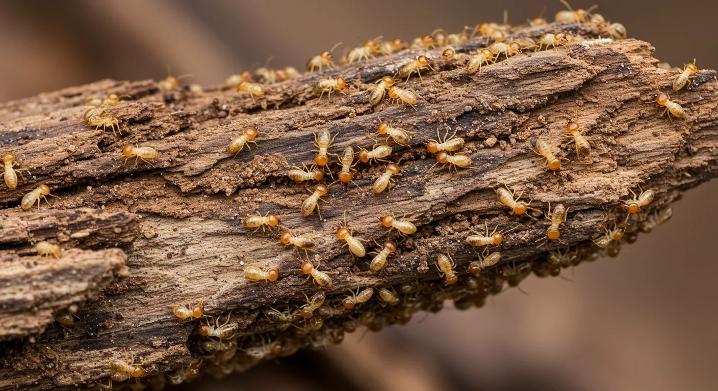 薪にもシロアリ被害は起こります！知らないと危ない「薪とシロアリ」の関係